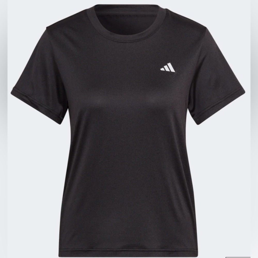 Adidas training essentials black tee shirt- women’s size medium NWT